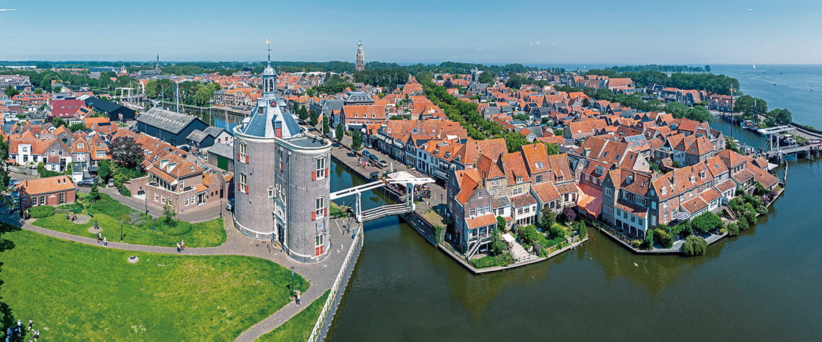 Enkhuizen, by the IJssel Lake